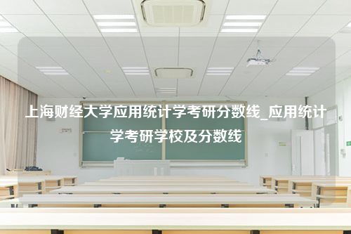 上海财经大学应用统计学考研分数线_应用统计学考研学校及分数线